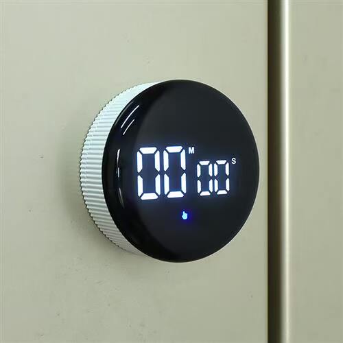 汉时(Hense) 正倒计时器闹钟厨房磁吸烘焙提醒器定时可充电电子计