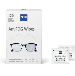 ZEISS蔡司防雾清洁湿巾120片防雾擦镜纸一次性眼镜布清洁湿巾