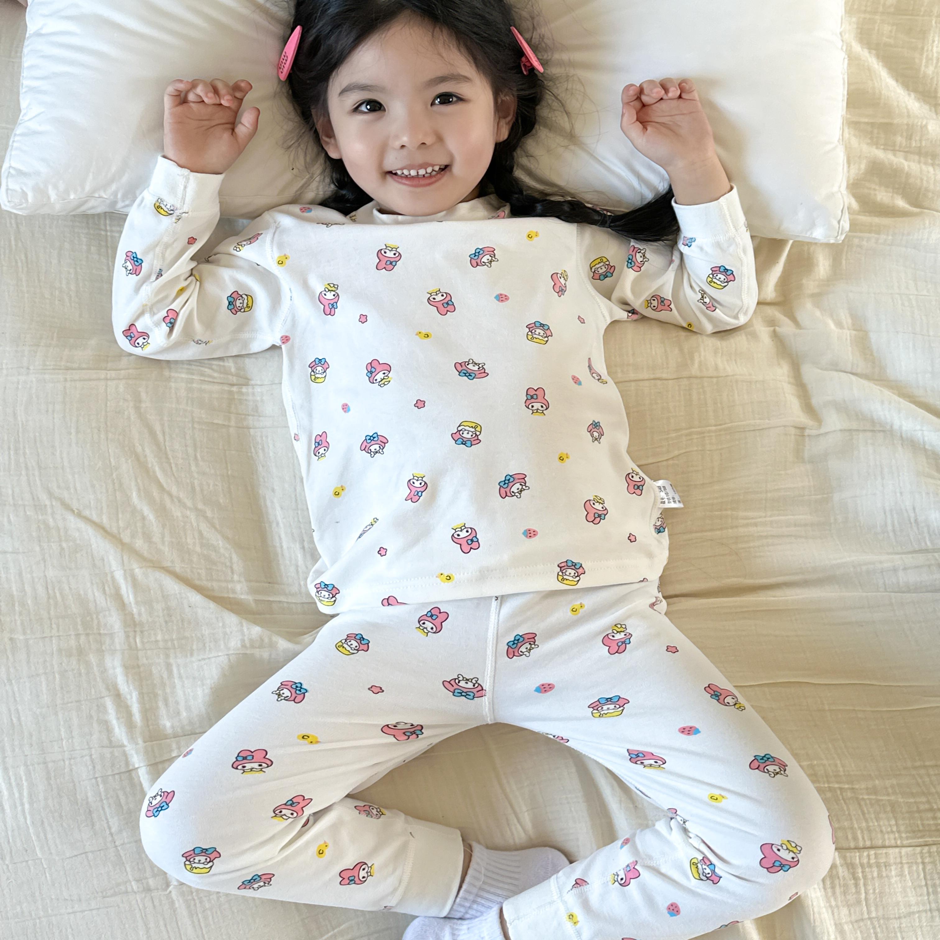 男女童卡通可爱套装秋衣秋裤