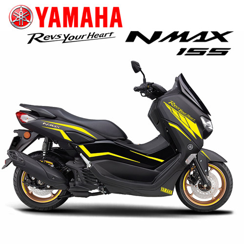 雅马哈nmax155车贴贴纸防水反光