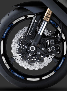 小牛轮毂贴纸车贴电动车改装防水个性装饰贴电瓶车钢圈贴轮胎贴花