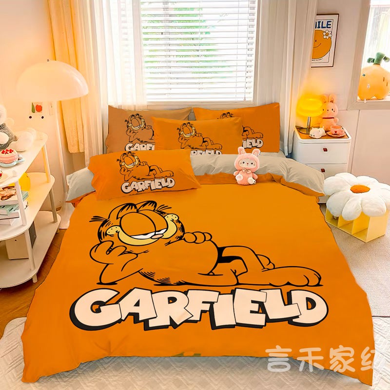 纯棉印花清晰不掉色四件套图片