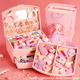 儿童首饰盒礼盒套装 女孩生日礼物公主过家家玩具DIY手工饰品串珠
