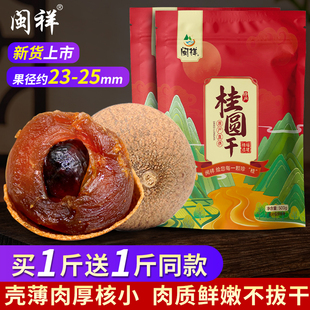闽祥福建真大果桂圆干500g 2袋肉厚核小非特级非无核龙眼肉带壳