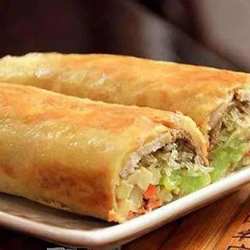 天台小吃饺饼筒方便速食糊拉汰农家手工制作 10条装