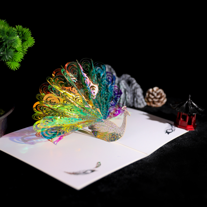 生日礼物3d立体手工贺卡高级感