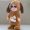 284-2 Bottle Doll Brown Dog