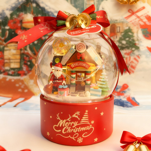 圣诞球积木拼装心意圣诞礼物