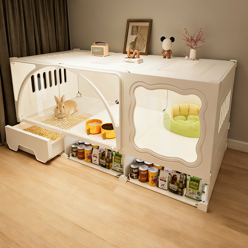 兔子笼子家用别墅带厕所特大豪华兔窝兔屋豚鼠荷兰猪笼子室内专用,宠物/宠物食品及用品,兔笼,淘宝优惠券,粉丝福利购,淘宝优惠卷