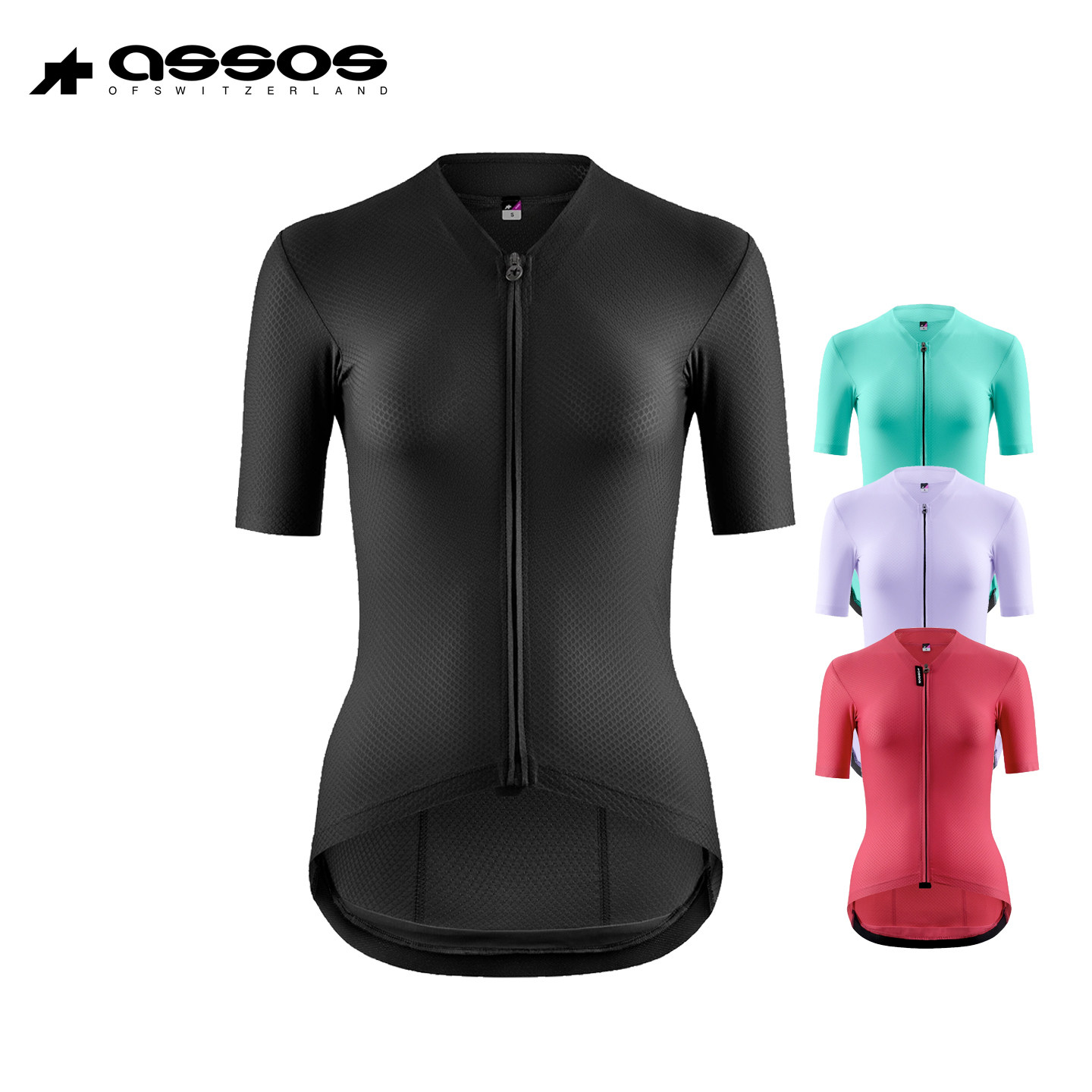 assos阿索斯女紧身版型透气骑行服短袖Dyora R S11