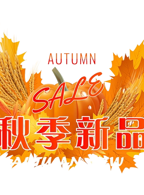 秋季玻璃商场大橱鞋包装饰贴纸