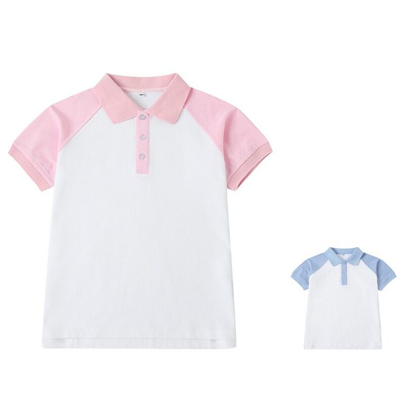 中小学生校服夏季英伦风运动短袖插肩袖学院派幼儿园服儿童上衣T