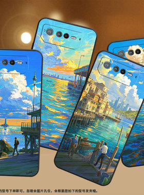 适用华硕rog6手机壳ai2201_d全包边rog7软壳asusrogphone6d耐磨rog8pro蓝色天空ai2205_c硅胶rog9保护套