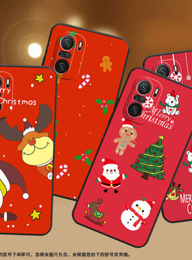 适用小米POCOF3手机壳POCOF4防摔F4GT圣诞雪人XiaomiPOCOF5商务POCOF6Pro/F7pro高级感24069PC21G保护套