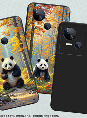 适用传音TecnoSpark10C手机壳高级Spark10Pro中国风磨砂壳TecnoSpark10时尚潮流熊猫KI8防摔保护套