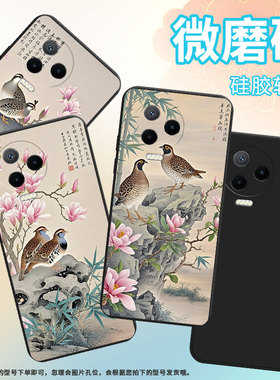 适用传音InfinixNote30VIP手机壳中国风Note12Pro超薄InfinixNote40x磨砂壳Note12鹌鹑高级感保护套