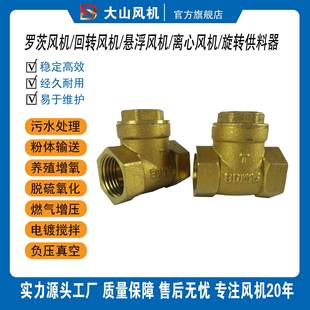 回转罗茨风机配件附件滴油嘴单向阀逆止阀压力表铜开关齿轮消音器