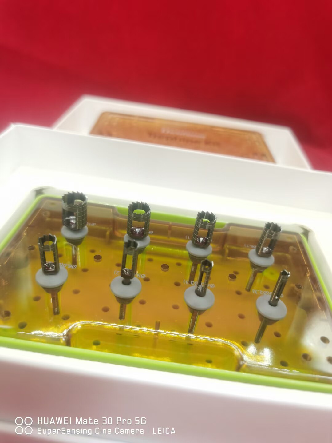 牙科登腾种植取骨钻工具盒  韩国原装进口口腔器械