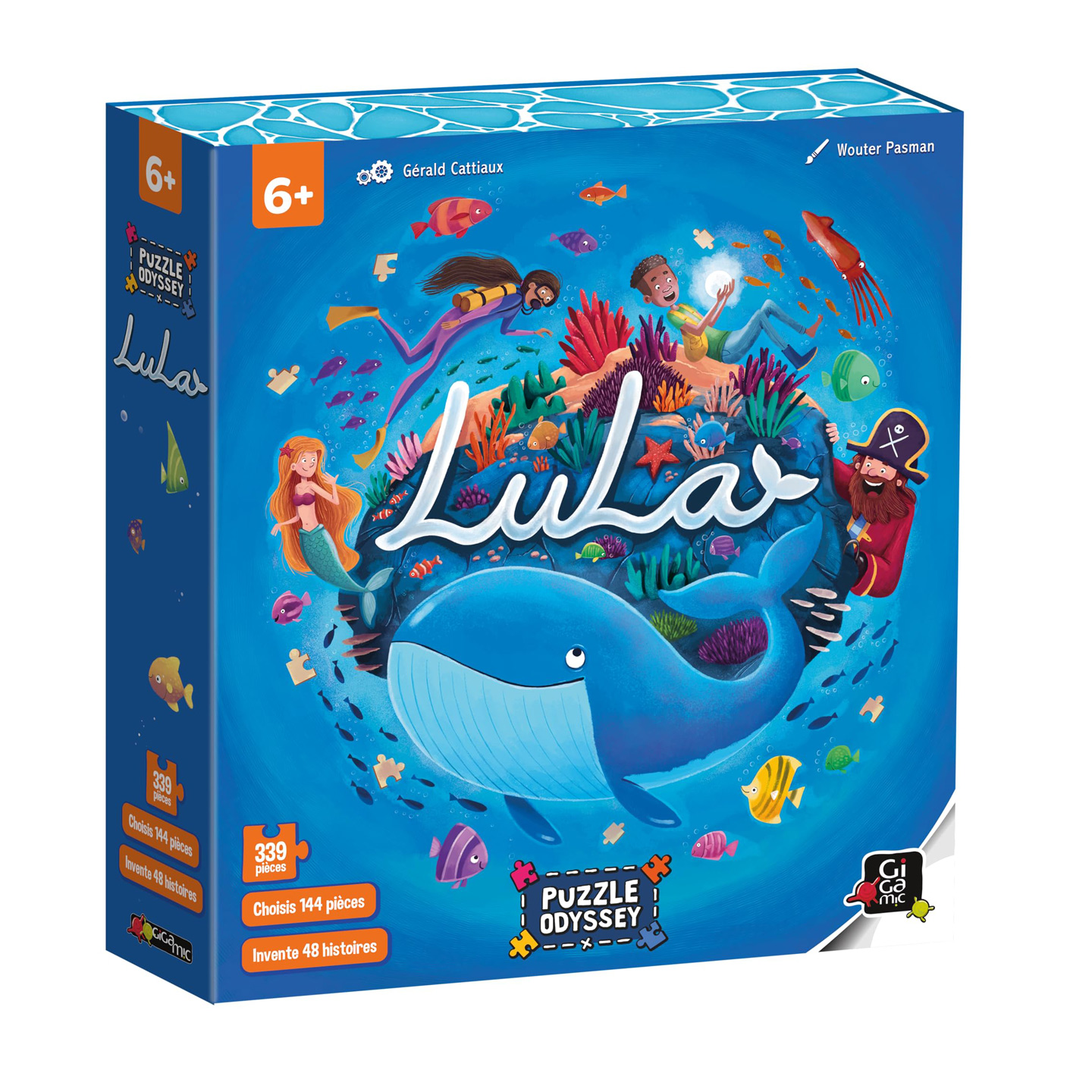 孩可益正版遇见LULA拼图48故事