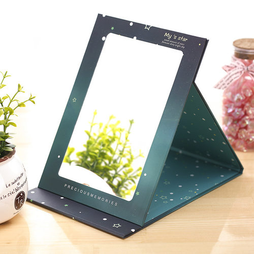 桌面化妆镜折叠学生宿舍镜子