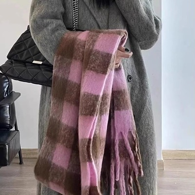 外出披肩外套时尚洋气高档斗篷两面穿保暖秋外搭女冬韩版秋冬围巾