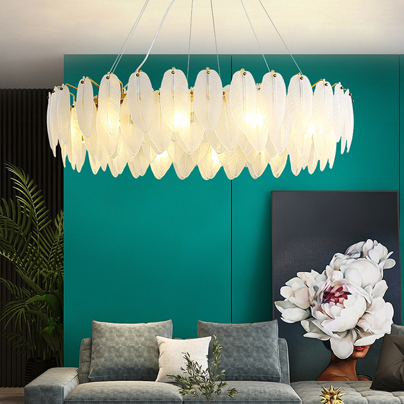 大厅吊灯客厅灯新款餐厅灯现代简约意式轻奢设计师卧室灯网红灯具