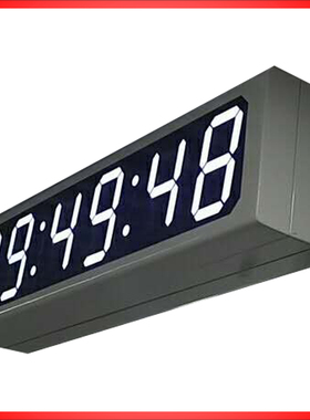 黄色LED防水双面数码管显示屏|网络自动同步|wifi局域网电子时钟