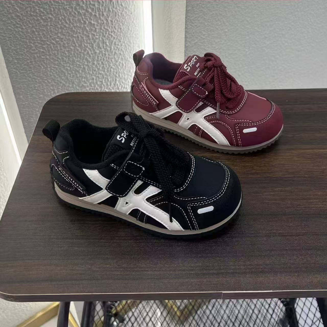 25冬款男女童机能鞋保暖防滑二棉加绒儿童棉鞋宝宝软运动学步鞋