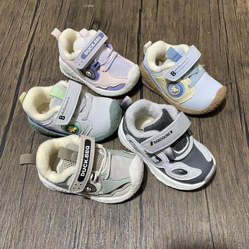 冬季新款加绒保暖机能鞋学步鞋