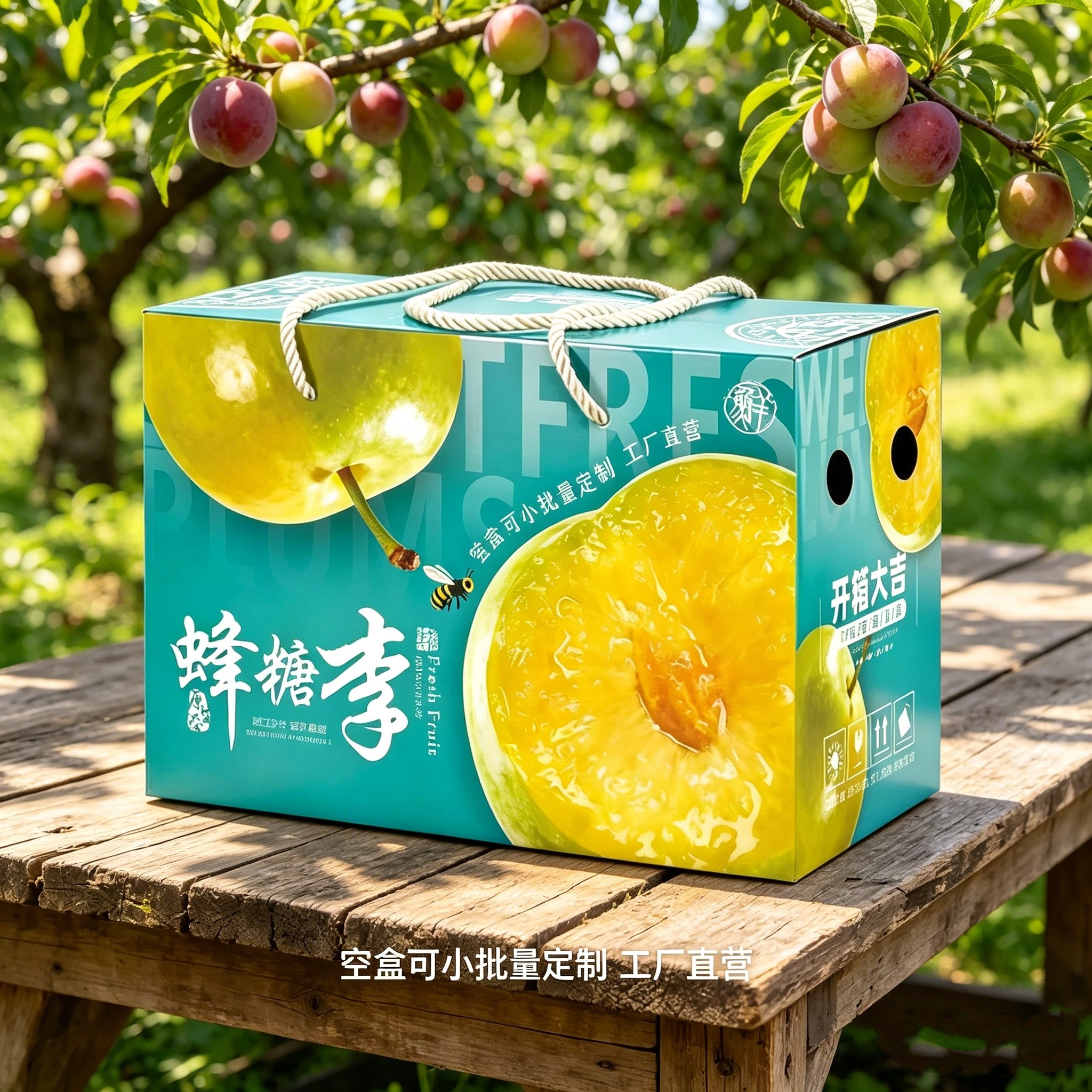 一个起定李子包装盒礼盒