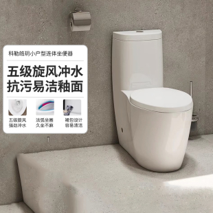 马桶小户型3902 科勒五级旋风马桶皓玥家用卫生间坐便器缓降连体式