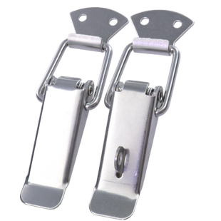 加厚不锈钢304弹簧搭扣箱扣锁扣工具箱搭扣箱包紧缩扣卡扣卡锁