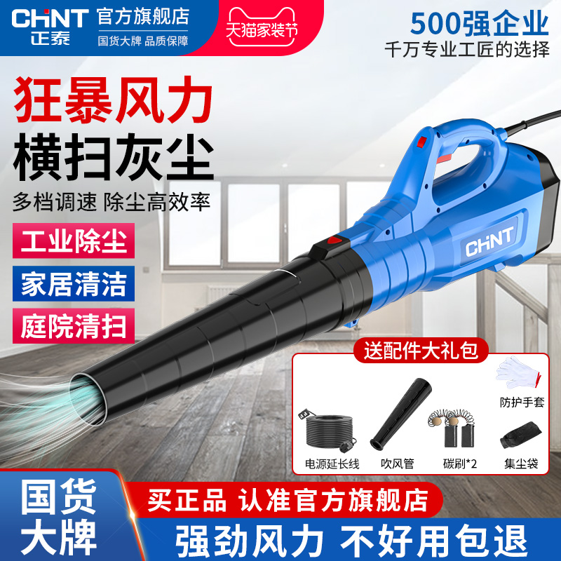 正泰鼓风机吹灰尘大功率锂电吹风机工业用220v强力除尘暴风吹灰枪