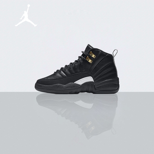 AJ12全黑金扣GS高帮回弹鞋