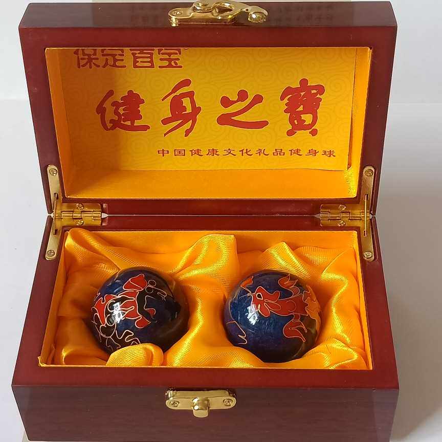 正品40mm空心铃音球保定铁球健身球中老年保健按摩手球练手球鼠标