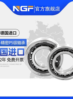 德国NGFNGF 角接触球轴承 机床主轴7204C7205C/7206C/7207C/ACP4