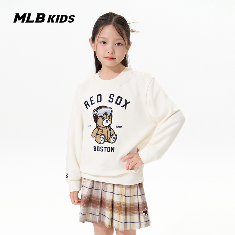 MLB儿童官方男女童皱眉熊卫衣
