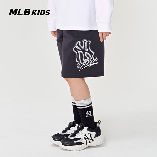 MLB儿童官方男女童时尚LOGO短裤