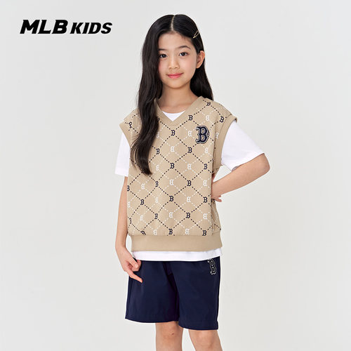 MLB儿童官方男女童背心套装
