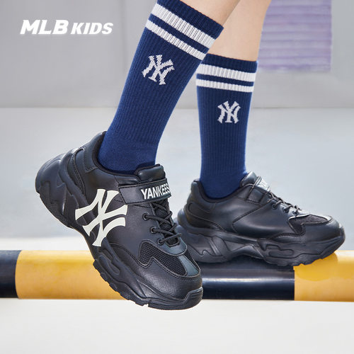 MLB透气儿童魔术贴老爹鞋