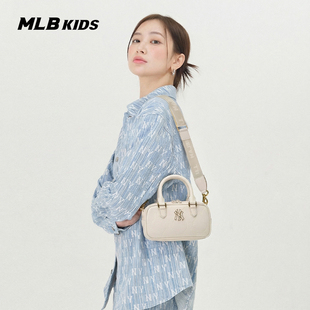 MLB儿童官方男女童复古高级潮流钻石老花斜挎手提包25秋冬新款