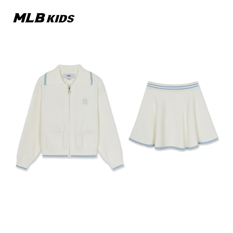 MLB儿童官方女童针织开衫套装