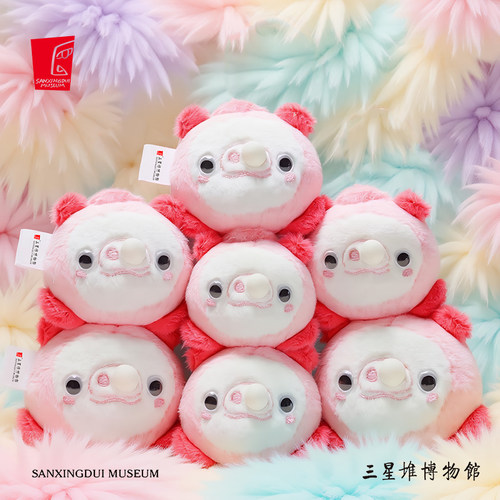 三星堆博物馆毛绒玩具捏捏乐