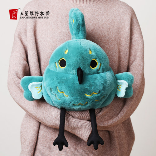 绒玩偶青铜神鸟大号啾啾