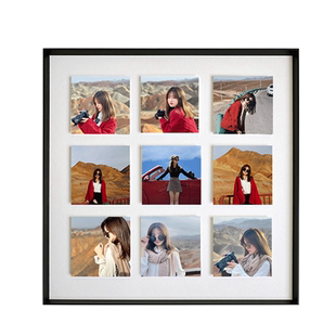 柯达N格情侣定制磁性宫格相框画框结婚照摆台挂墙全家福记录框
