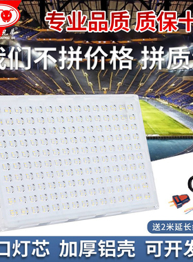led投光灯户外强光超亮照明灯室外防水射灯工地车间庭院探照灯具