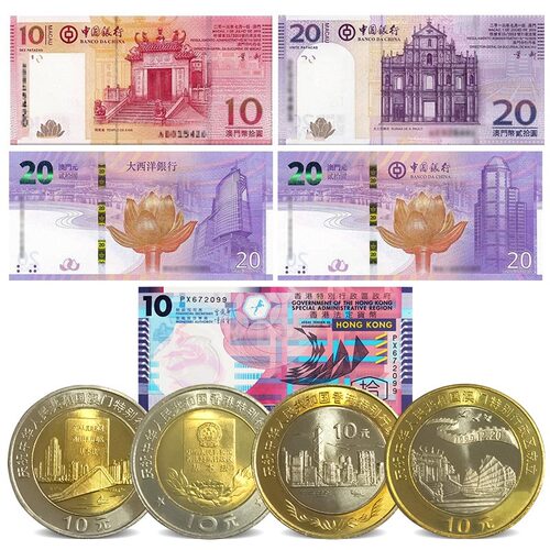 中国香港澳门回归纪念币