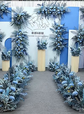 花排套系绢花背景挂花艺道具装饰