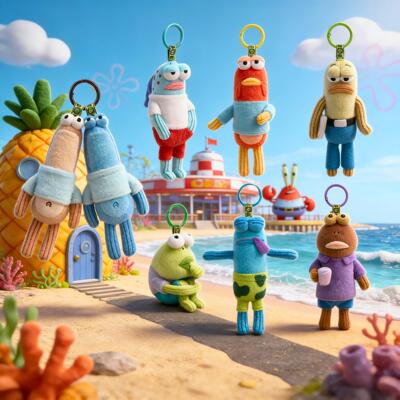 假一赔十比奇堡的居民们毛绒挂件