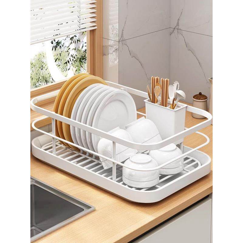 厨房碗碟碗盘沥水架碗筷收纳架台面水槽置物架碗架放碗盘收纳盒子
